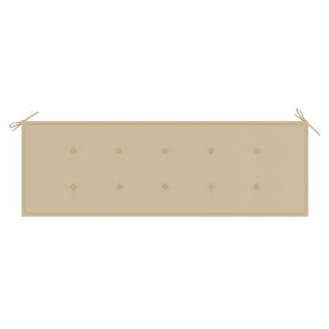 PODUSZKA NA ŁAWKĘ OGRODOWĄ BEŻOWA 150X50X3CM