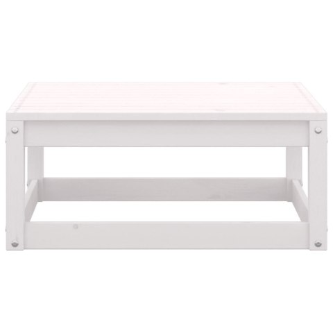 PODNÓŻEK OGRODOWY Z PODUSZKĄ BIAŁE DREWNO SOSNOWE