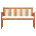 3-OSOBOWA ŁAWKA OGRODOWA Z PODUSZKĄ 150CM DREWNO AKACJOWE