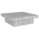 STOLIK KAWOWY SZARY BETON 90X90X28CM