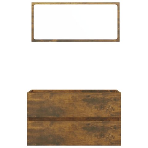 2-CZĘŚCIOWY ZESTAW MEBLI ŁAZIENKOWYCH PRZYDYMIONY DĄB