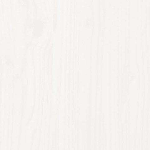 SKRZYNIA OGRODOWA BIAŁA 115X49X60CM DREWNO SOSNOWE