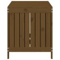 SKRZYNIA OGRODOWA MIODOWY BRĄZ 121X55X64CM DREWNO SOSNOWE