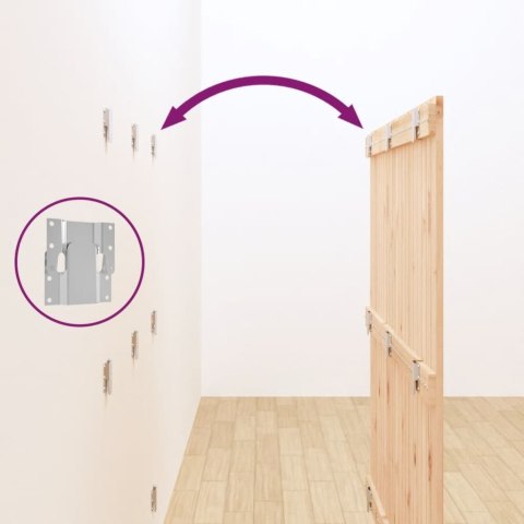 WEZGŁOWIE ŁÓŻKA 1275X3X110CM DREWNO SOSNOWE