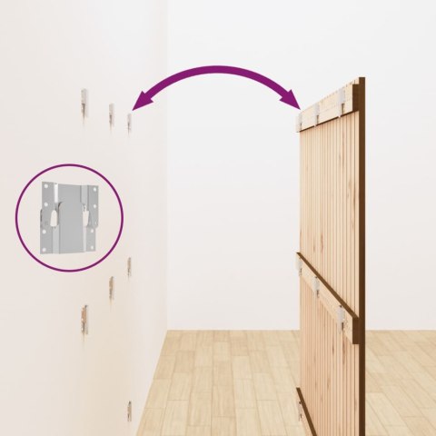 WEZGŁOWIE ŁÓŻKA MIODOWY BRĄZ 1465X3X110CM DREWNO SOSNOWE