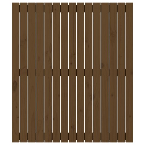 WEZGŁOWIE ŁÓŻKA MIODOWY BRĄZ 955X3X110CM DREWNO SOSNOWE