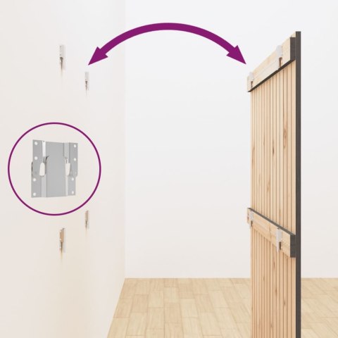 WEZGŁOWIE ŁÓŻKA SZARE 955X3X110CM DREWNO SOSNOWE