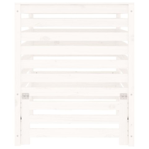 KOMPOSTOWNIK BIAŁY 82,5X82,5X99,5CM DREWNO SOSNOWE