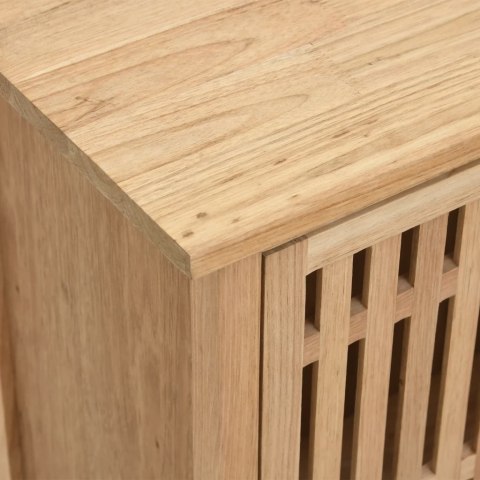 SZAFKA POD UMYWALKĘ 66X29X615CM DREWNO Z ORZECHA WŁOSKIEGO BOHO