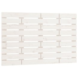 WEZGŁOWIE ŁÓŻKA BIAŁE 96X3X63CM DREWNO SOSNOWE
