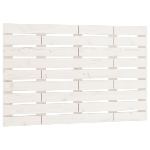 WEZGŁOWIE ŁÓŻKA BIAŁE 96X3X63CM DREWNO SOSNOWE