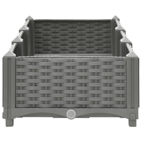 DONICA DO PODWYŻSZONEJ RABATY 120X40X23CM POLIPROPYLEN