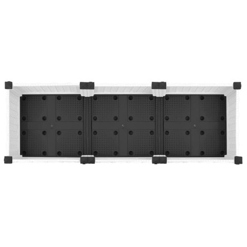 DONICA DO PODWYŻSZONEJ RABATY 120X40X23CM POLIPROPYLEN