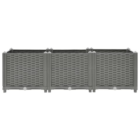 DONICA DO PODWYŻSZONEJ RABATY 120X40X38CM POLIPROPYLEN