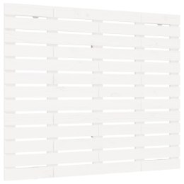 WEZGŁOWIE ŁÓŻKA BIAŁE 126X3X915CM DREWNO SOSNOWE