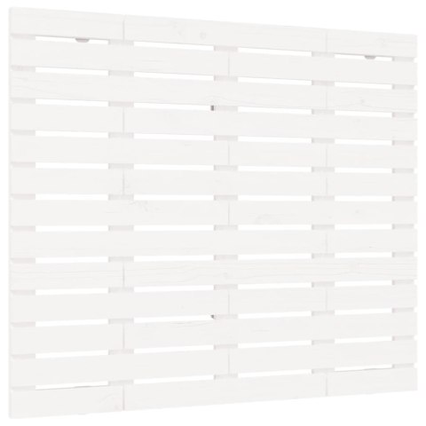 WEZGŁOWIE ŁÓŻKA BIAŁE 126X3X915CM DREWNO SOSNOWE