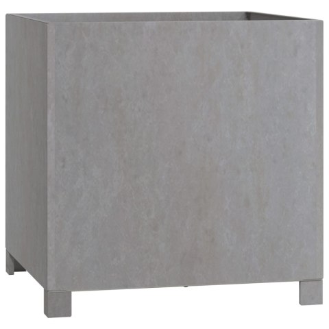 DONICE NA NÓŻKACH 2SZT SZARE 49X47X50CM STAL KORTENOWSKA