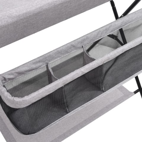 STOLIK DO PRZEWIJANIA JASNOSZARY ŻELAZNY