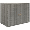 SZAFKA OGRODOWA SZARA 100X55,5X80CM RATTAN PE