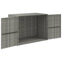 SZAFKA OGRODOWA SZARA 100X55,5X80CM RATTAN PE