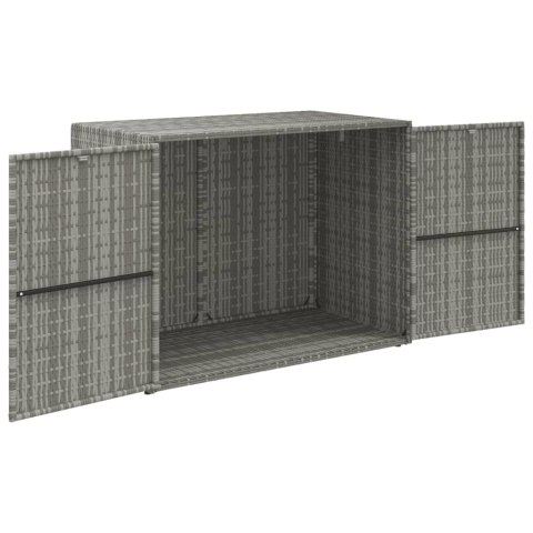 SZAFKA OGRODOWA SZARA 100X55,5X80CM RATTAN PE