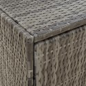 SZAFKA OGRODOWA SZARA 100X55,5X80CM RATTAN PE
