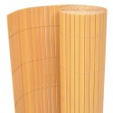 DWUSTRONNE OGRODZENIE OGRODOWE PVC 90X500CM ŻÓŁTE
