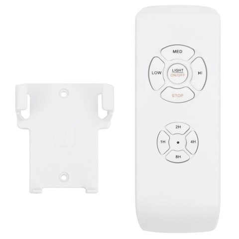 WENTYLATOR SUFITOWY ZLAMPĄ I PILOTEM 108CM CIEMNOBRĄZOWY