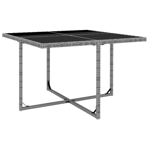 5-CZ. ZESTAW MEBLI OGRODOWYCH Z PODUSZKAMI RATTAN PE SZARY