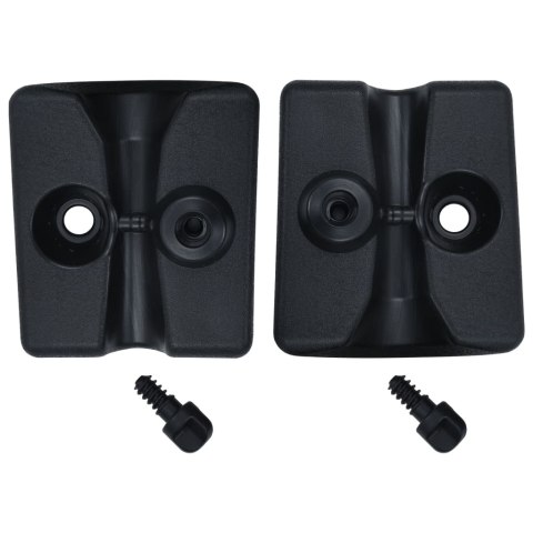 PLASTIKOWE OBCIĄŻNIKI OGRODOWE 4 SZT. PE CZARNE