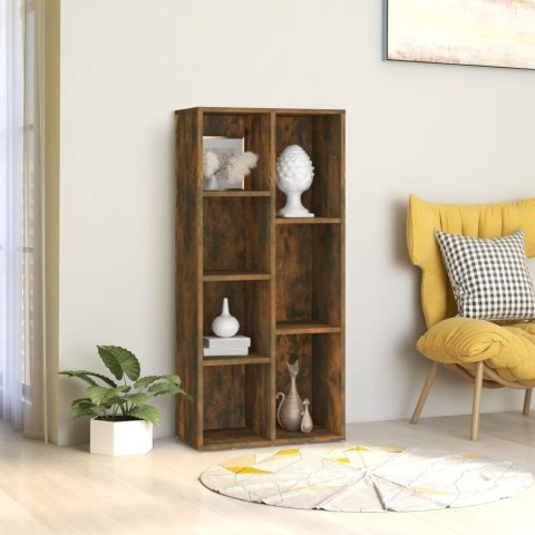 REGAŁ NA KSIĄŻKI PRZYDYMIONY DĄB 50X25X106CM