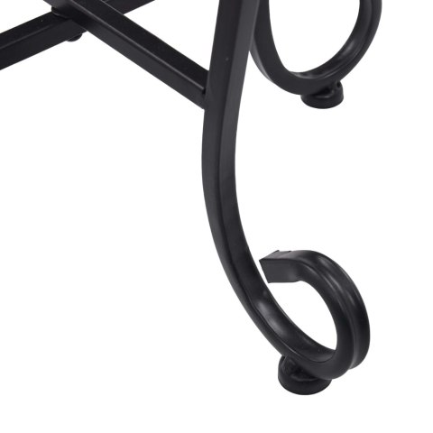 STOLIKIMOZAIKOWE 3SZT CZARNO-BIAŁE CERAMIKA