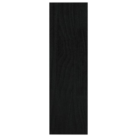 REGAŁ NA KSIĄŻKI/PRZEGRODA CZARNY 100X30X103CM SOSNOWY