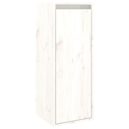 SZAFKA ŚCIENNA BIAŁA 30X30X80CM DREWNO SOSNOWE