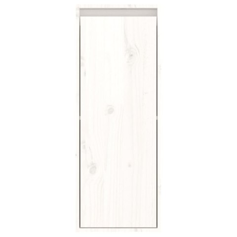 SZAFKA ŚCIENNA BIAŁA 30X30X80CM DREWNO SOSNOWE