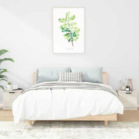 SZAFKI NOCNE 2SZT SZAROŚĆ BETONU 40X39X40CM