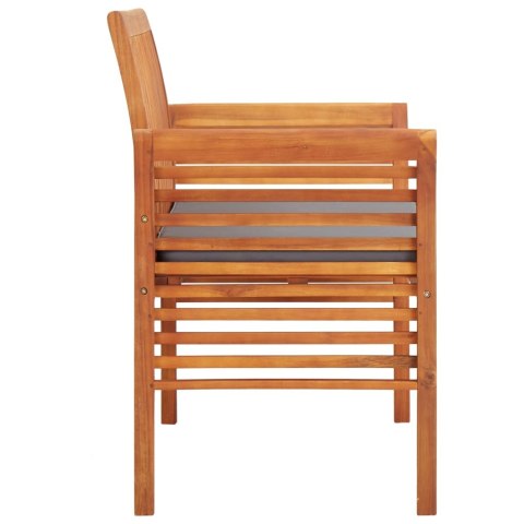 2-OSOBOWA ŁAWKA OGRODOWA Z PODUSZKĄ 120CM DREWNO AKACJOWE