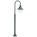 LAMPA OGRODOWA NA SŁUPKU 120CM E27 ALUMINIUM CIEMNOZIELONE