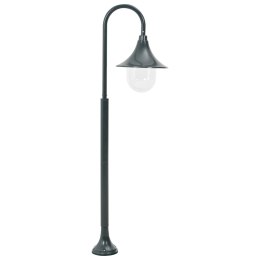 LAMPA OGRODOWA NA SŁUPKU 120CM E27 ALUMINIUM CIEMNOZIELONE