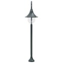 LAMPA OGRODOWA NA SŁUPKU 120CM E27 ALUMINIUM CIEMNOZIELONE
