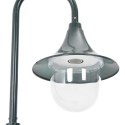 LAMPA OGRODOWA NA SŁUPKU 120CM E27 ALUMINIUM CIEMNOZIELONE