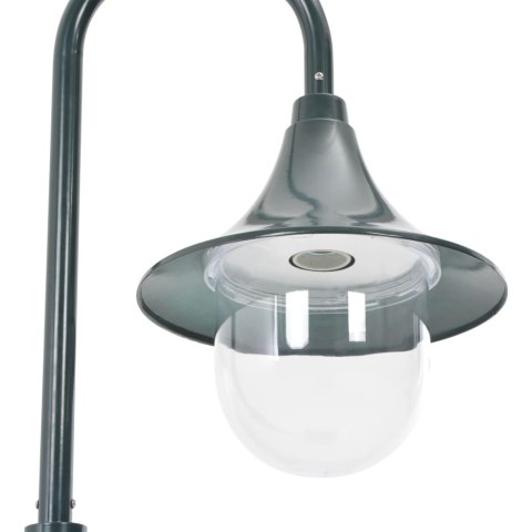 LAMPA OGRODOWA NA SŁUPKU 120CM E27 ALUMINIUM CIEMNOZIELONE
