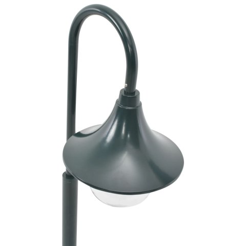 LAMPA OGRODOWA NA SŁUPKU 120CM E27 ALUMINIUM CIEMNOZIELONE