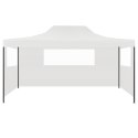 ROZKŁADANY NAMIOT IMPREZOWY Z 3 ŚCIANKAMI 3X45M BIAŁY