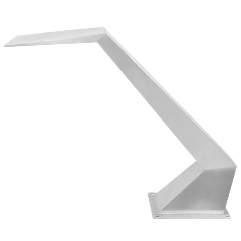 FONTANNA DO BASENU STAL NIERDZEWNA 64X30X52CM SREBRNA