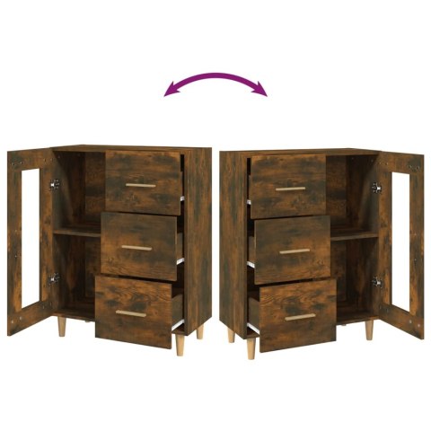 KOMODA PRZYDYMIONY DĄB 69,5X34X90CM