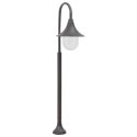 LAMPA OGRODOWA NA SŁUPKU 120CM E27 ALUMINIUM KOLOR BRĄZU
