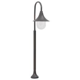 LAMPA OGRODOWA NA SŁUPKU 120CM E27 ALUMINIUM KOLOR BRĄZU