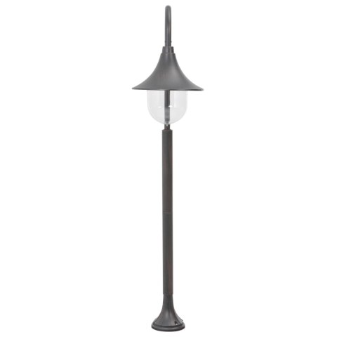 LAMPA OGRODOWA NA SŁUPKU 120CM E27 ALUMINIUM KOLOR BRĄZU