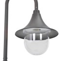 LAMPA OGRODOWA NA SŁUPKU 120CM E27 ALUMINIUM KOLOR BRĄZU